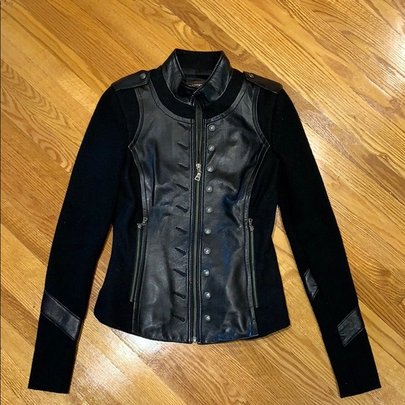 😃SALE 😃DANIER LEATHER SWEATER/JACKET